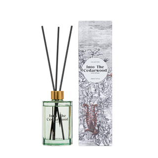 WOODWICK IS ON Collection The Cedarwood Green Reed Diffuser 200ml 