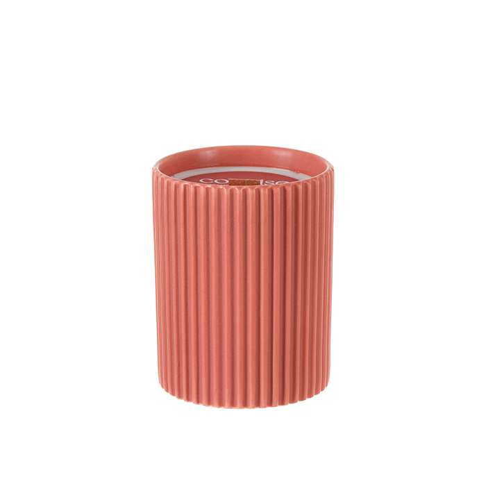 The Concise Collection Scented Candle Red Caramel Maple Brioche Red Glass Jar 210g/300g/310g 