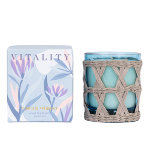 KINT&WOVE Collection Scented Candle Wisteria Whisper Blue Glass Jar 210G/290G/750G