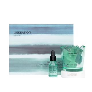 LIBERATION Collection Tree Gifts With Love 15ml Essential Oil And 280g Scented Crystal Stone Gift Set 