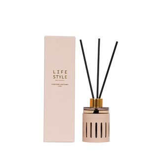 Leather 2022 Series Fireside Chitchat 120ml Pink Reed Diffuser