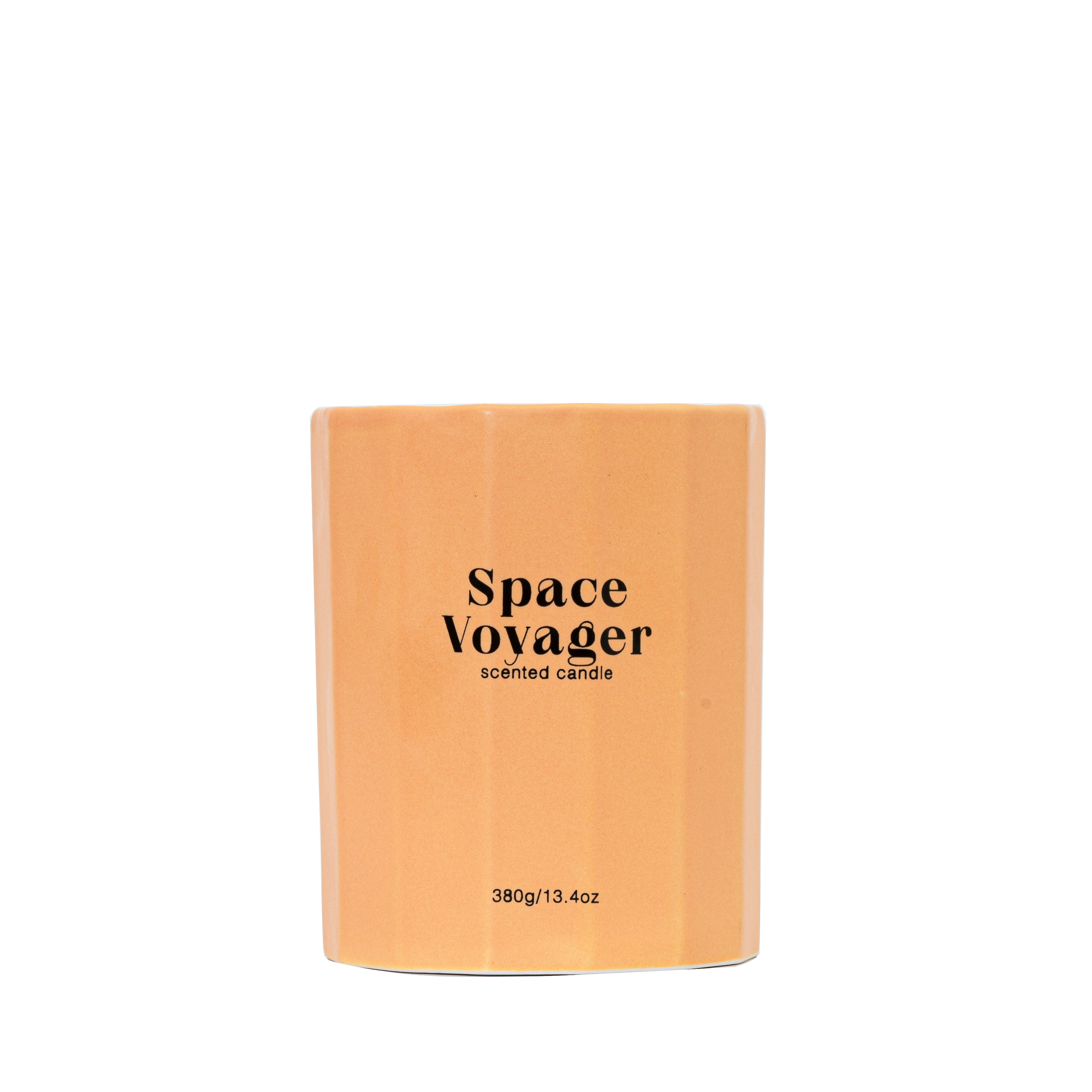 WOODWICK IS ON Collection Scented Candle Space Voyager Orange Ceramic Jar 380g